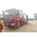 Foton 8x4 flatbed excavator transport truck